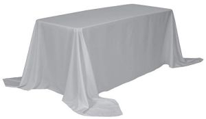 Plain Polyester Banquet Table Cover