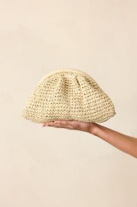 Jute Brown Handmade Raffia Bag