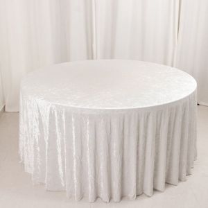 Luxurious Crushed Velvet Table Cover