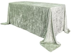 Luxurious Crushed Velvet Table Cover