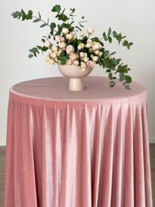 Luxurious Crushed Velvet Table Cover