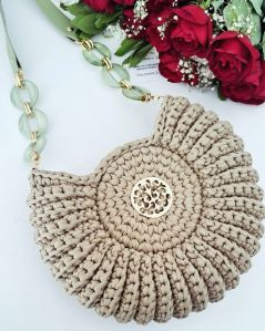 Handmade Cotton Crochet Yarn Bag