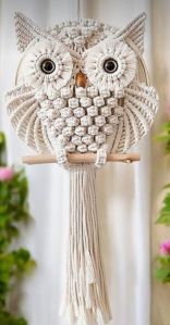 White Handmade Macrame Dream Catcher, For Home