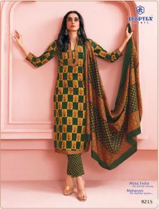 deeptex vol 92 printed cotton unstitched suit