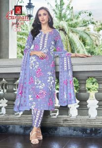 ganpati jaipuri vol 15 cotton printed dress material