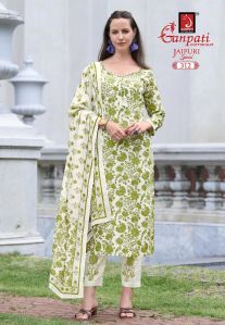 ganpati jaipuri vol 15 cotton printed dress material
