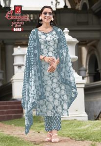 ganpati jaipuri vol 15 cotton printed dress material
