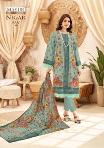 mayur nigar vol 8 cotton printed dress material