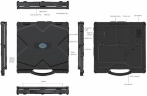 STS-1465rn 14 Inch Rugged Notebook IP65 Fully Rugged