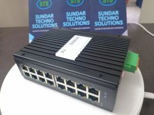 STS 16 Port Unmanaged Non POE Industrial Grade Switch