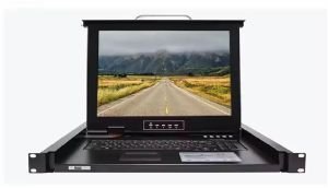 STS 19 Inch 1U 4 Port VGA KVM Switch