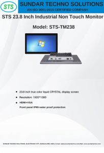 STS 23.8 Inch Industrial Non Touch Monitor