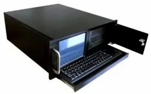 STS 4u Rackmount 8.9 Inch TFT LCD Workstation Case with Touchscreen and Keyboard