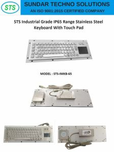 STS Industrial Grade IP65 Stainless Steel Keyboard With Touchpad