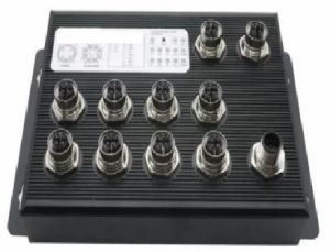 STS1012-M Series10GE EN50155 Rail Ethernet Switch with Circular Connectors
