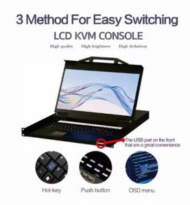 STS 17 Inch 4/8/16 Port VGA KVM Switch