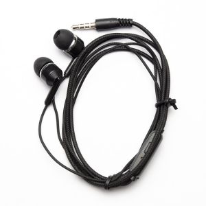 Black Mobile Earphones