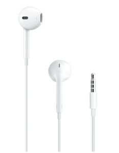 White Mobile Earphones