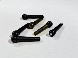 Black Buffalo Horn Abalone Dots Bride Pins