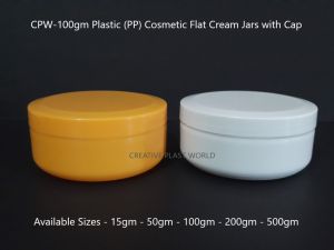 100gm Plastic Cosmetic Cream Jars