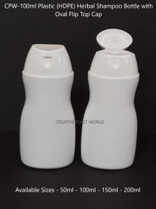 100ml Plastic HDPE Shampoo Bottles