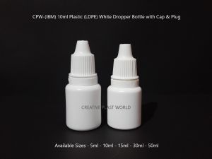 10ml Plastic LDPE Dropper Bottle