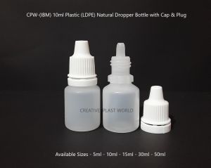 10ml Plastic LDPE Dropper Bottle
