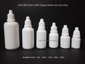10ml Plastic LDPE Dropper Bottle