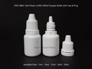 10ml Plastic LDPE Dropper Bottle
