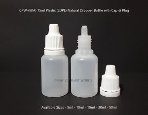 15ml Plastic LDPE Dropper Bottle