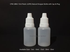 15ml Plastic LDPE Dropper Bottle