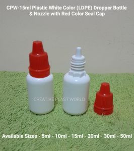 15ml Plastic LDPE Dropper Bottle