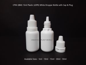 15ml Plastic LDPE Dropper Bottle