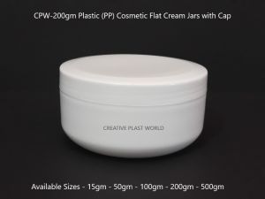 200gm Plastic Cosmetic Cream Jars
