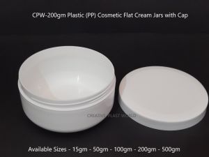 200gm Plastic Cosmetic Cream Jars