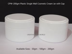 200gm Plastic Cosmetic Cream Jars