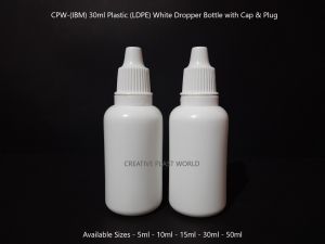 30ml Plastic LDPE Dropper Bottle