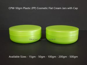 50gm Plastic Cosmetic Cream Jars
