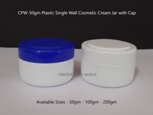 50gm Plastic Cosmetic Cream Jars