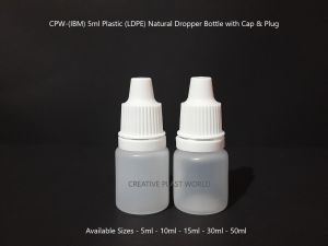 5ml Plastic LDPE Dropper Bottle