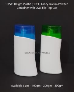 Plastic Fancy Talcum Powder Containers