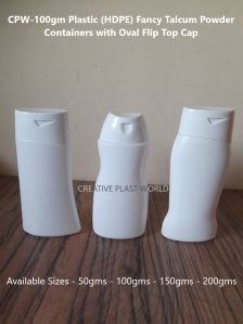 Plastic Fancy Talcum Powder Containers