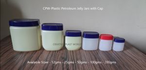 Plastic Petroleum Jelly Jars
