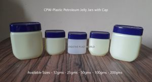 Plastic Petroleum Jelly Jars