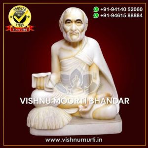 Acharya Shri Rajendra Suri Ji Maharaj Marble Statue