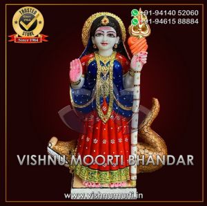 Khodiyar Mata Marble Murti
