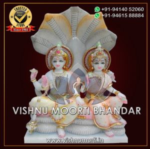 Lakshmi Narayan Marble Statue
