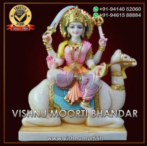 Marble Dasha Maa Statue