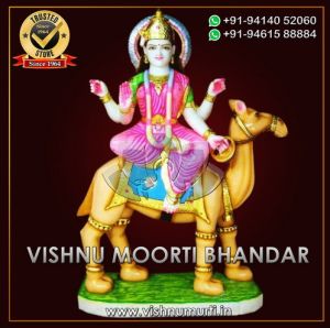 Marble Dasha Maa Statue