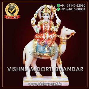 Marble Dasha Maa Statue